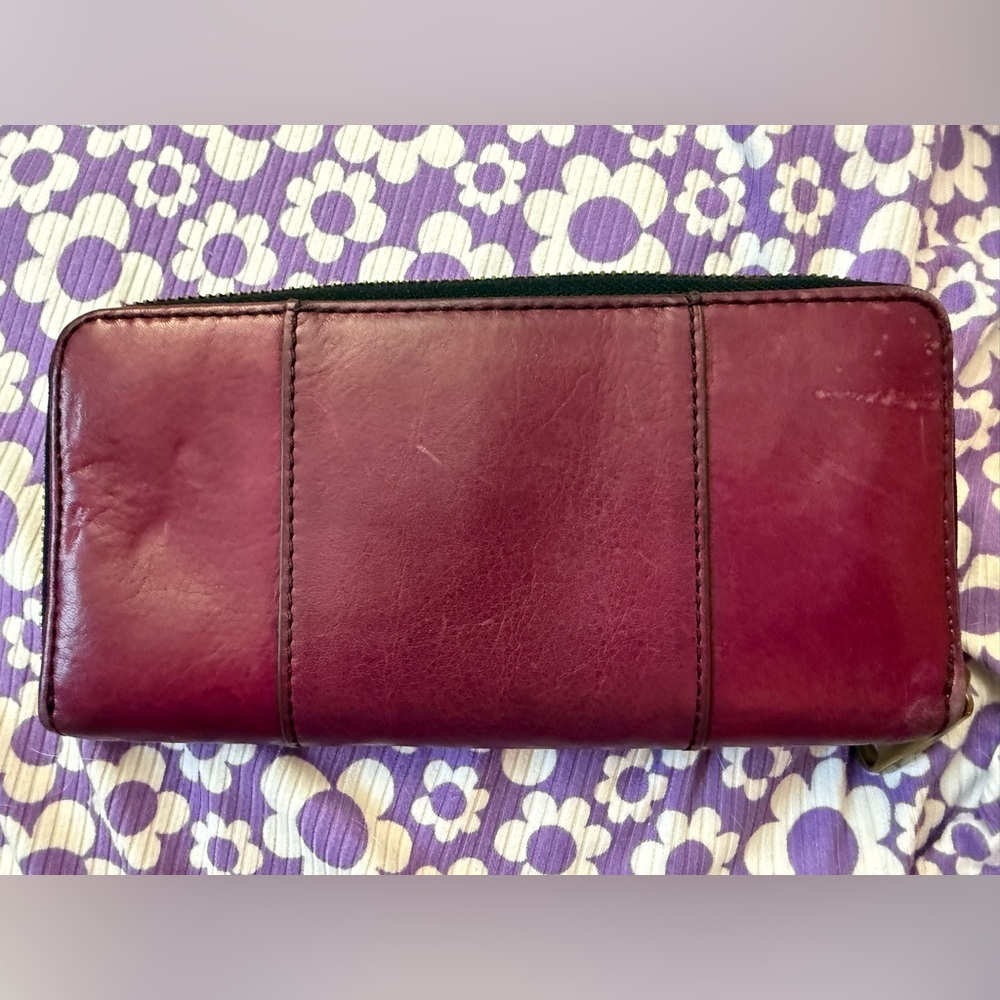 Vintage Fossil Explorer Leather Bifold Clutch Wallet - Picture 3 of 6